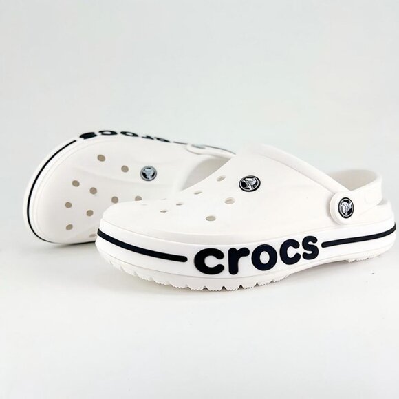 CROCS Bayaband White Slippers - Picture 2 of 6